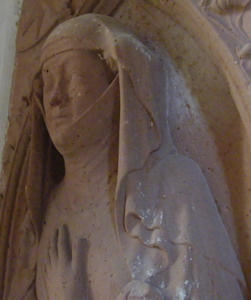 Germany St Goar Protestant Church Adelheid von Katzenelnbogen-Waldeck 1329